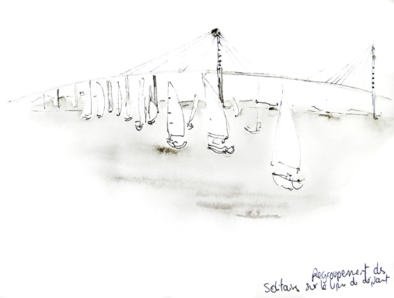 Vers la ligne de départ Vers la ligne de départ