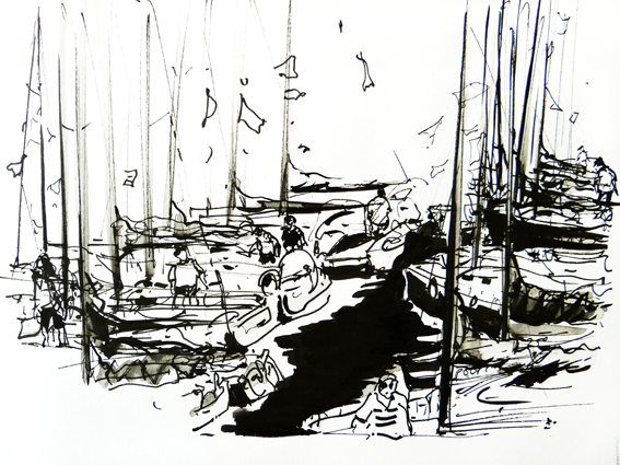 Dans l'écluse Dans l'écluse