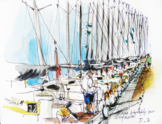 A quai, bassin de Saint-Nazaire A quai, bassin de Saint-Nazaire