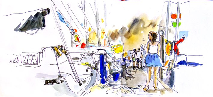 Rangement sur les pontons Rangement sur les pontons