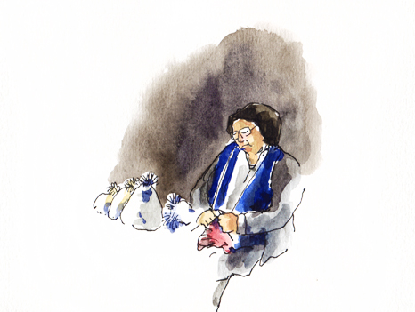 La tricoteuse de Balcoes La tricoteuse de Balcoes